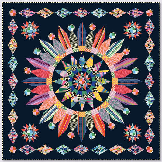 Kaleidoscope by Annabel Wrigley : Kaleidostar Quilt Kit