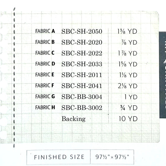 Summer Homestead by Sewcial Bee Collective : Summer Glow Quilt Kit