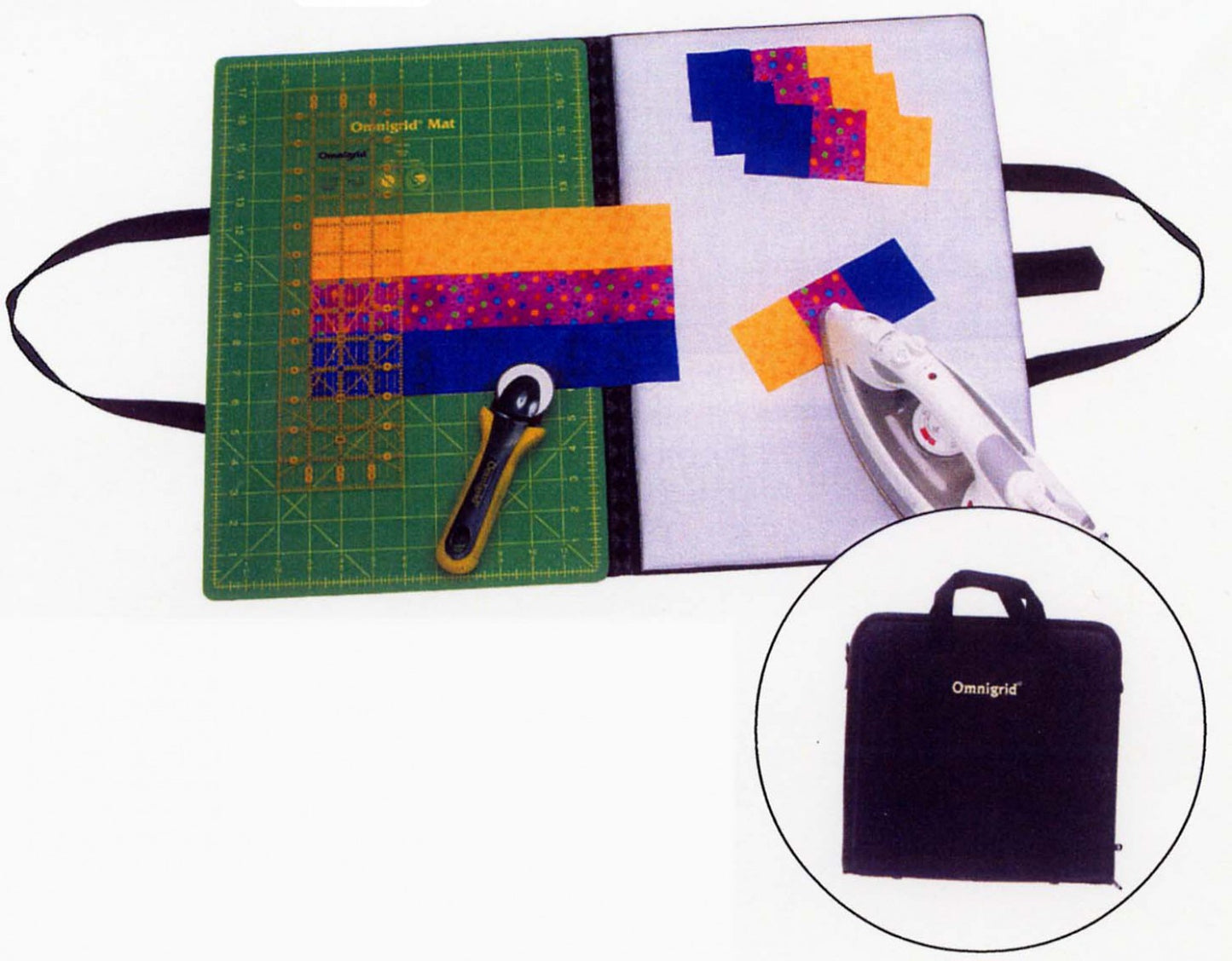 Omnigrid Foldaway Large Cutting Mat & Ironing 12in x 18in # OG2103 - Special Order