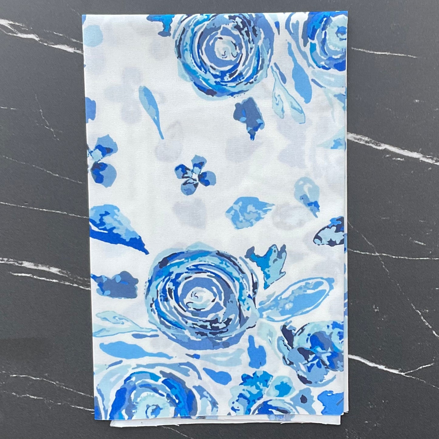 True Blue by Maureen Cracknell - Swifting Flora Indigo