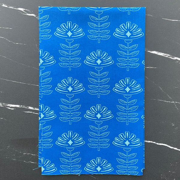 True Blue by Maureen Cracknell - Etched Blooms Cobalt