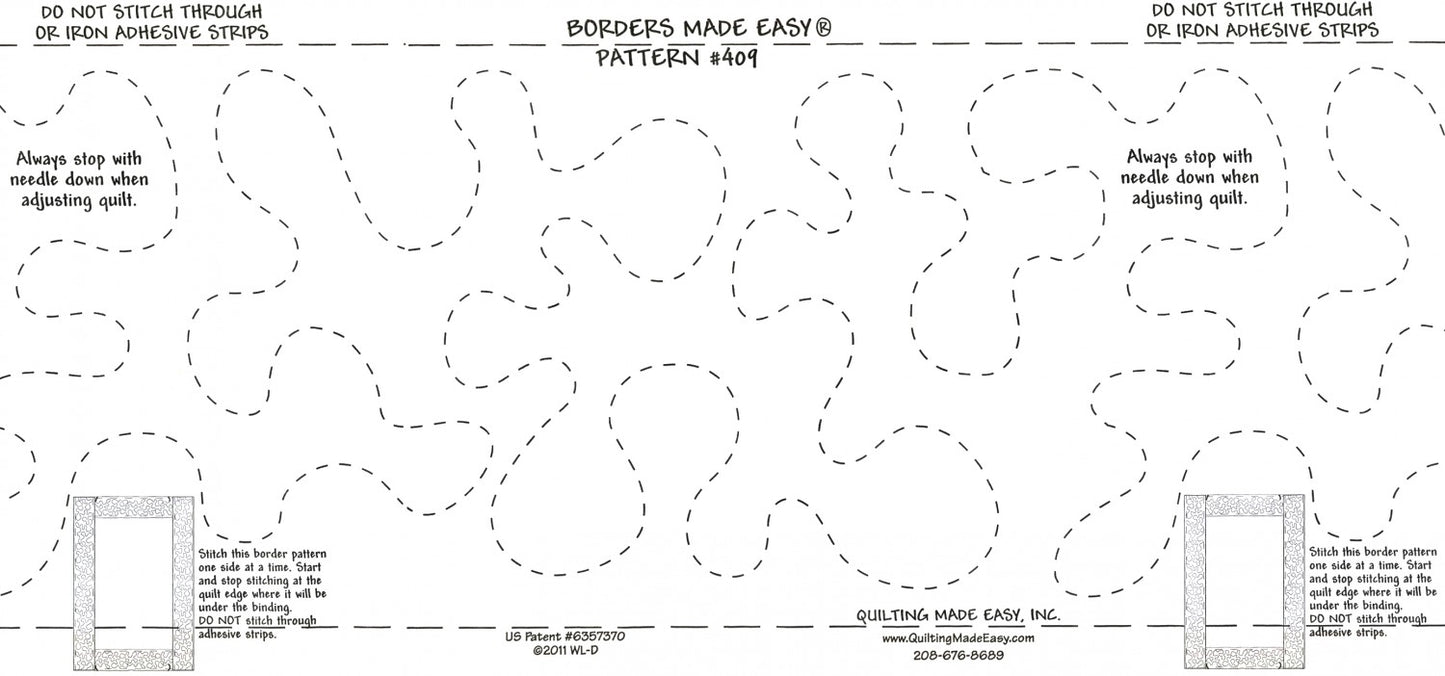 Borders Made Easy Continuous Stipple 5in x 26ft # QME409 - Special Order