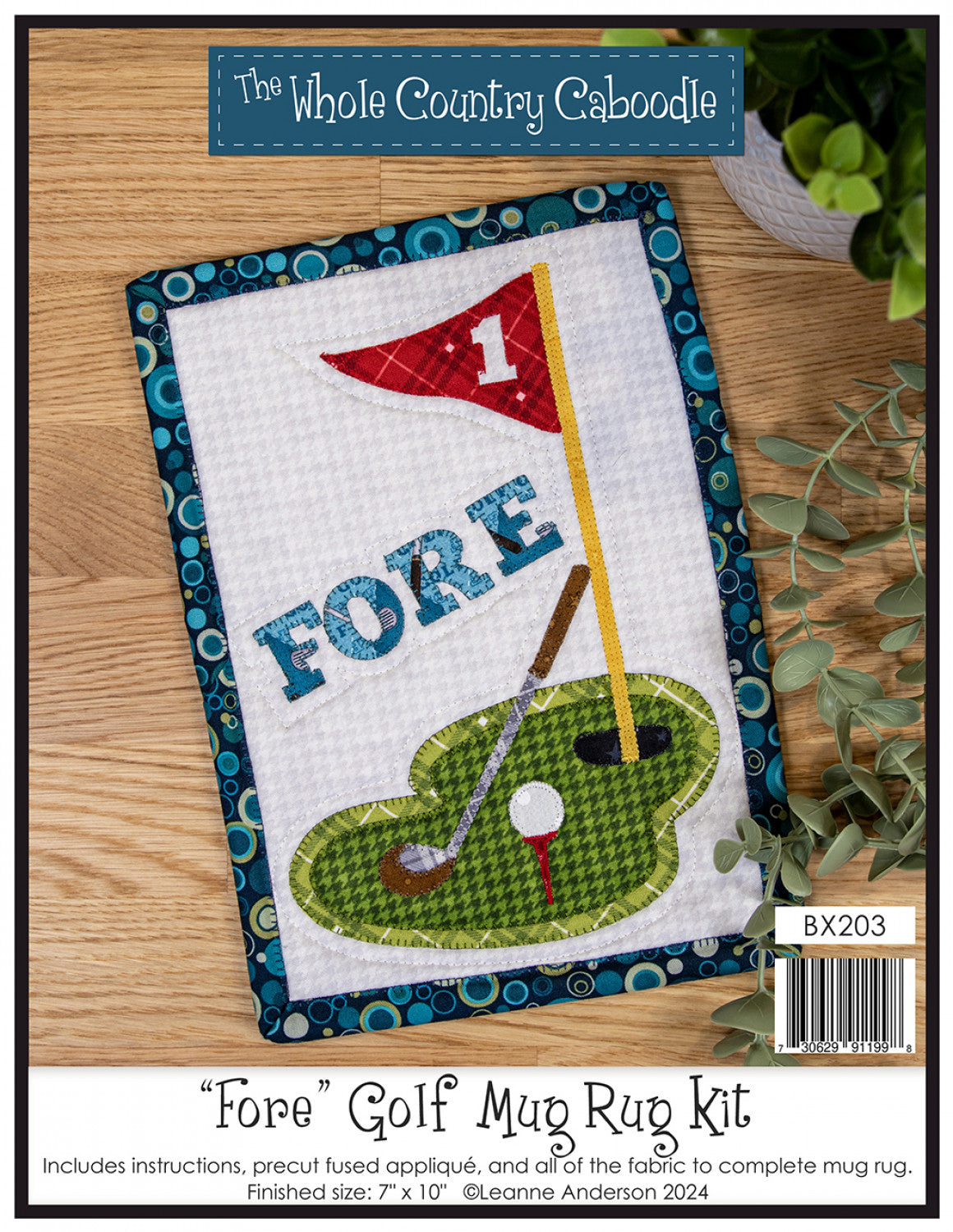 Fore Golf Mug Rug Kit # WCCBX203 - Estimated Ship 11-20-24 - Special Order