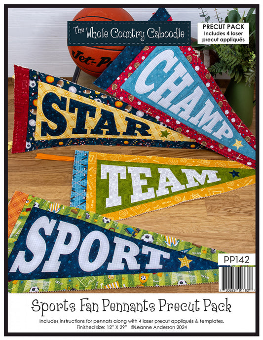 Sports Fan Pennants Precut Pack # WCCPP141 - Estimated Ship 11-20-24 - Special Order