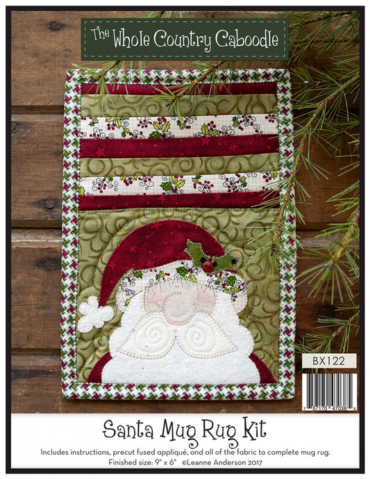 Santa Mug Rug Kit # WCCBX122 - Special Order