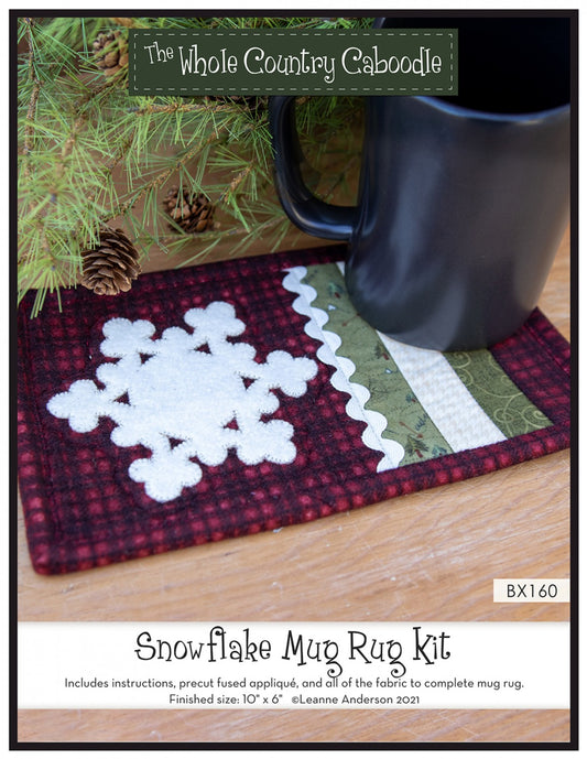 Snowflake Mug Rug Kit # WCCBX160 - Special Order