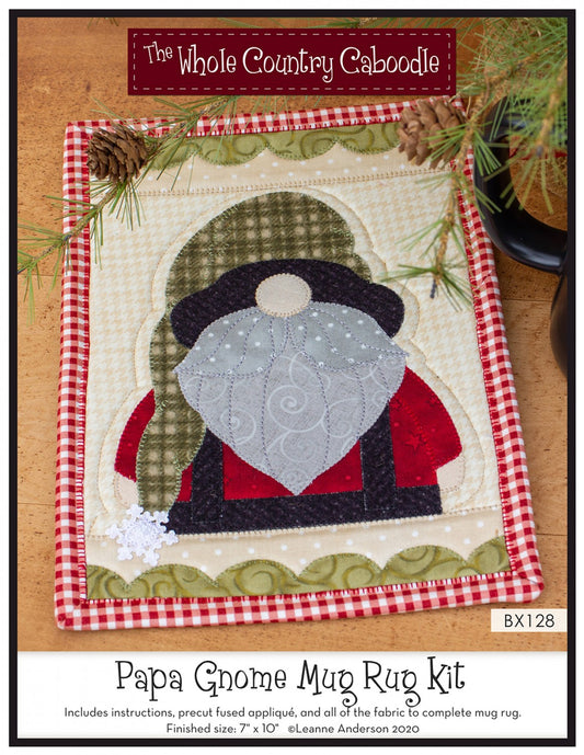 Papa Gnome Mug Rug Kit # WCCBX128 - Special Order