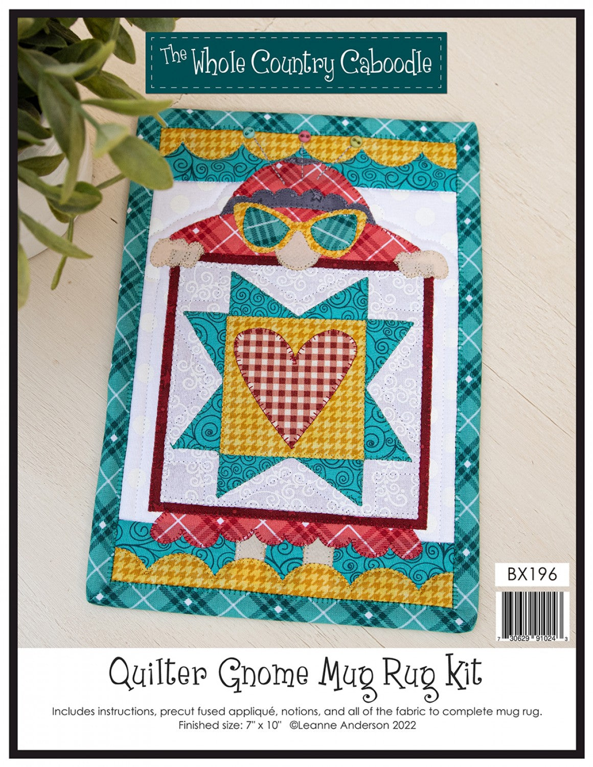 Quilter Gnome Mug Rug Kit # WCCBX196 - Special Order