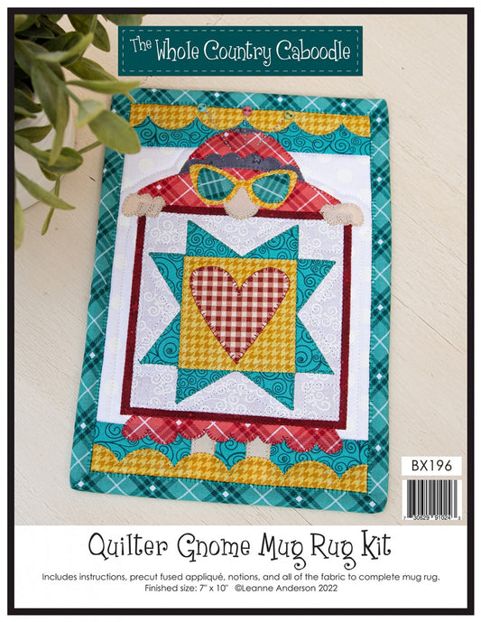 Quilter Gnome Mug Rug Kit # WCCBX196 - Special Order