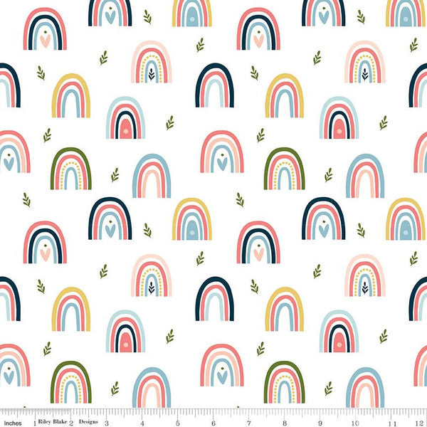 Jour dans la vie par Echo Park Paper Company : Rainbows White 