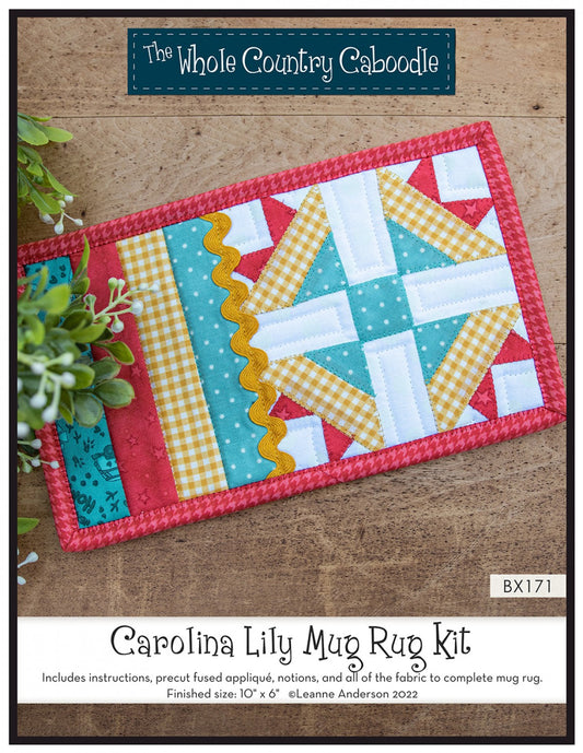 Carolina Lily Mug Rug Kit # WCCBX171 - Special Order