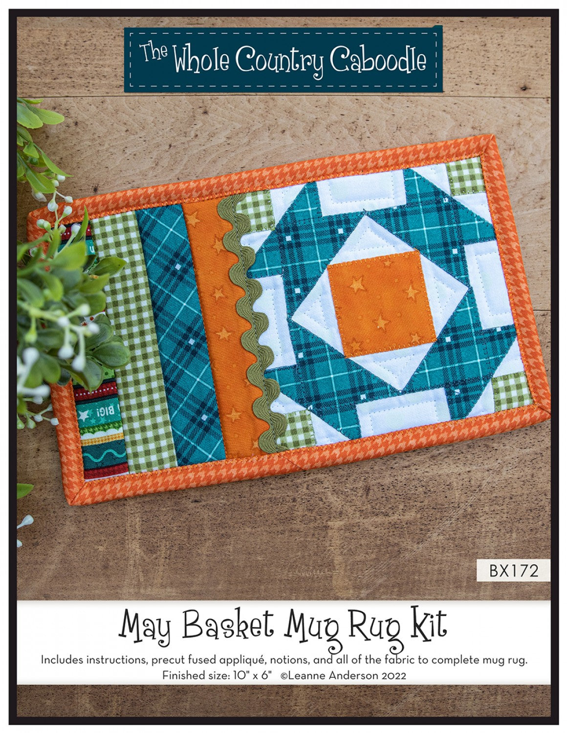 May Basket Mug Rug Kit # WCCBX172 - Special Order