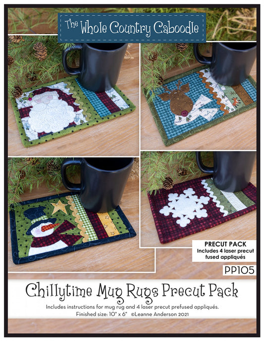 Chillytime Mug Rugs Precut Pack # WCCPP105 - Special Order