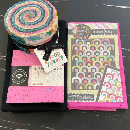 Rainbows Quilt Kit featuring Food Group by Kimberly Kight