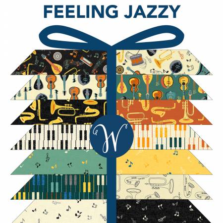 Feeling Jazzy by Whistler Studios - Fat Quarter Bundle -  Special Order (Expected May 2025)