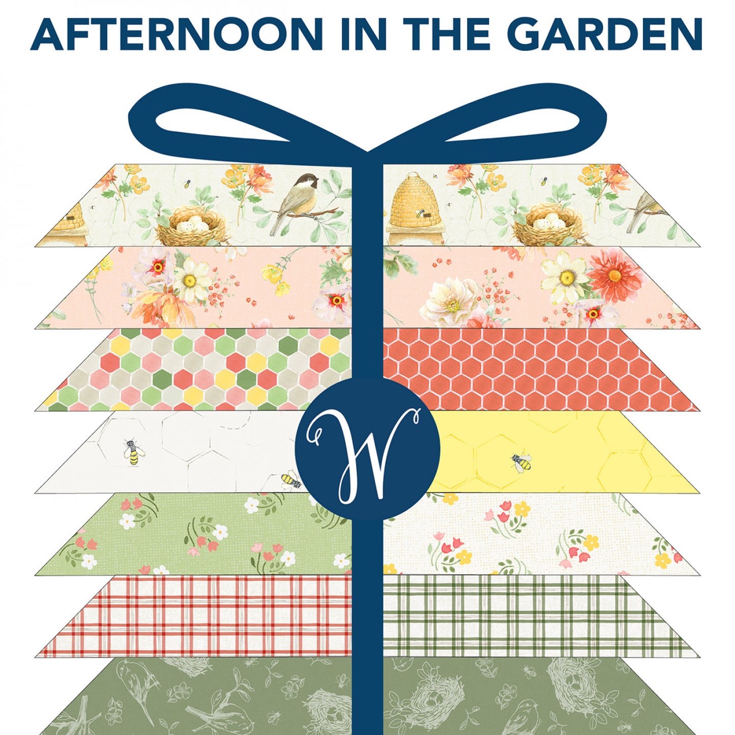 Afternoon in the Garden by Beth Grove - Fat Quarter Bundle -  Special Order (Expected April 2025)