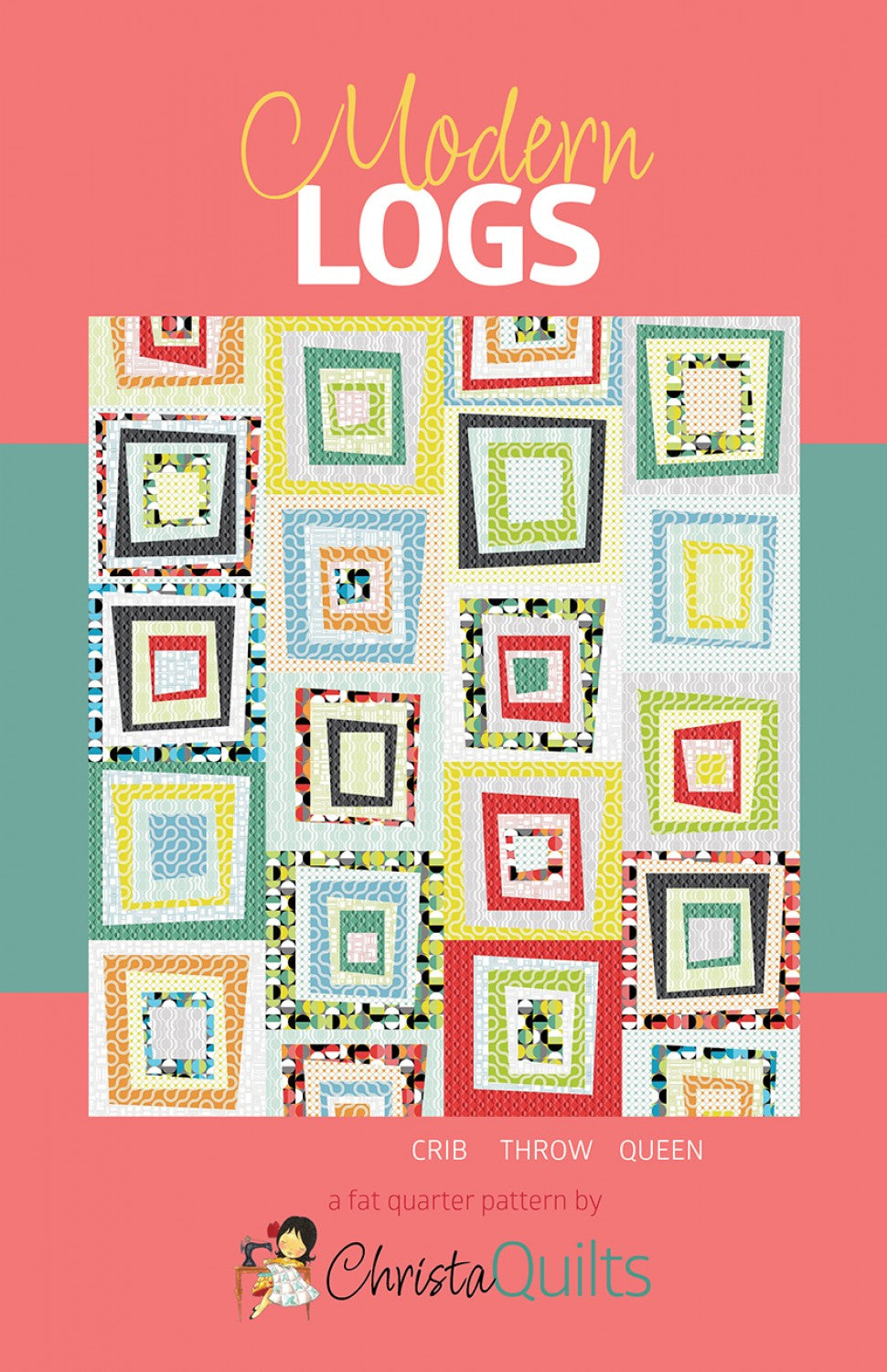 Modern Logs Quilt Pattern # CQI128 - Special Order