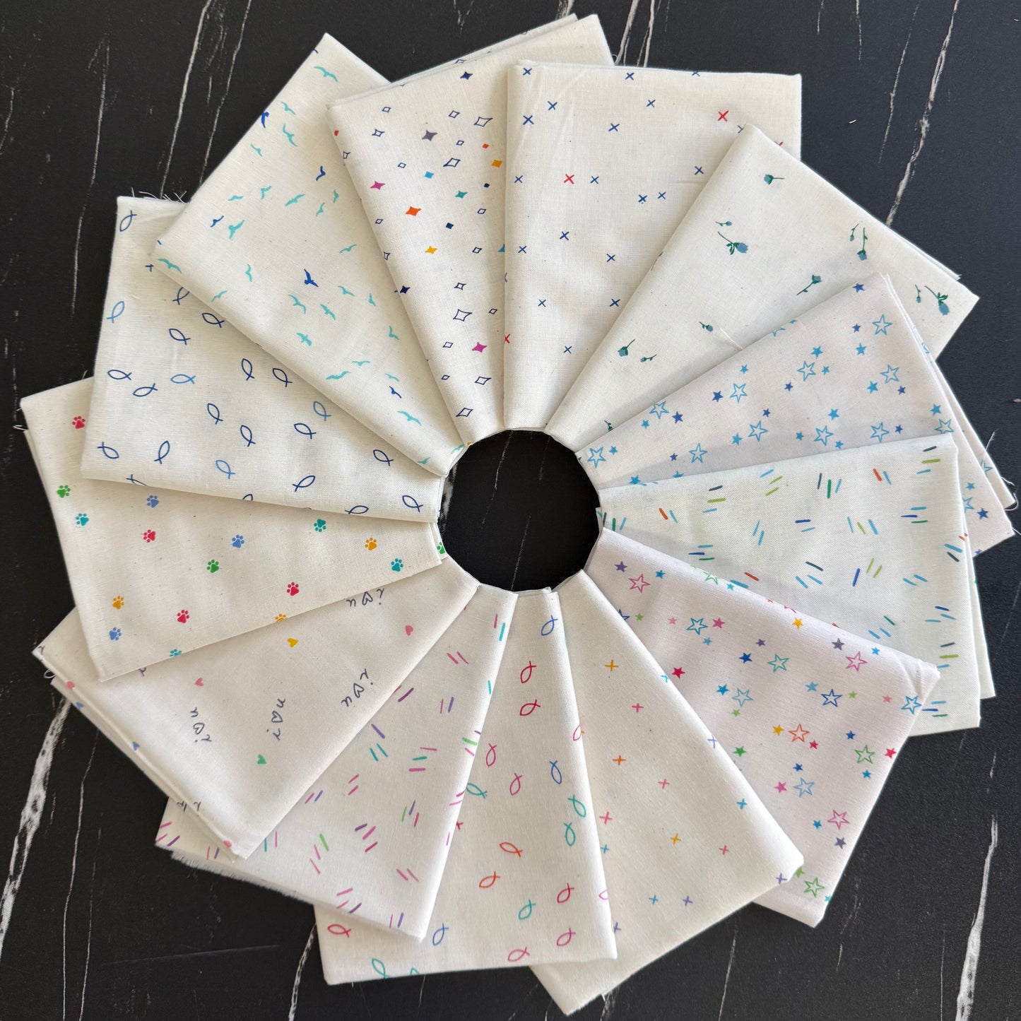 Miniatures by Whistler Studios : Fabric Bundles - Colorful