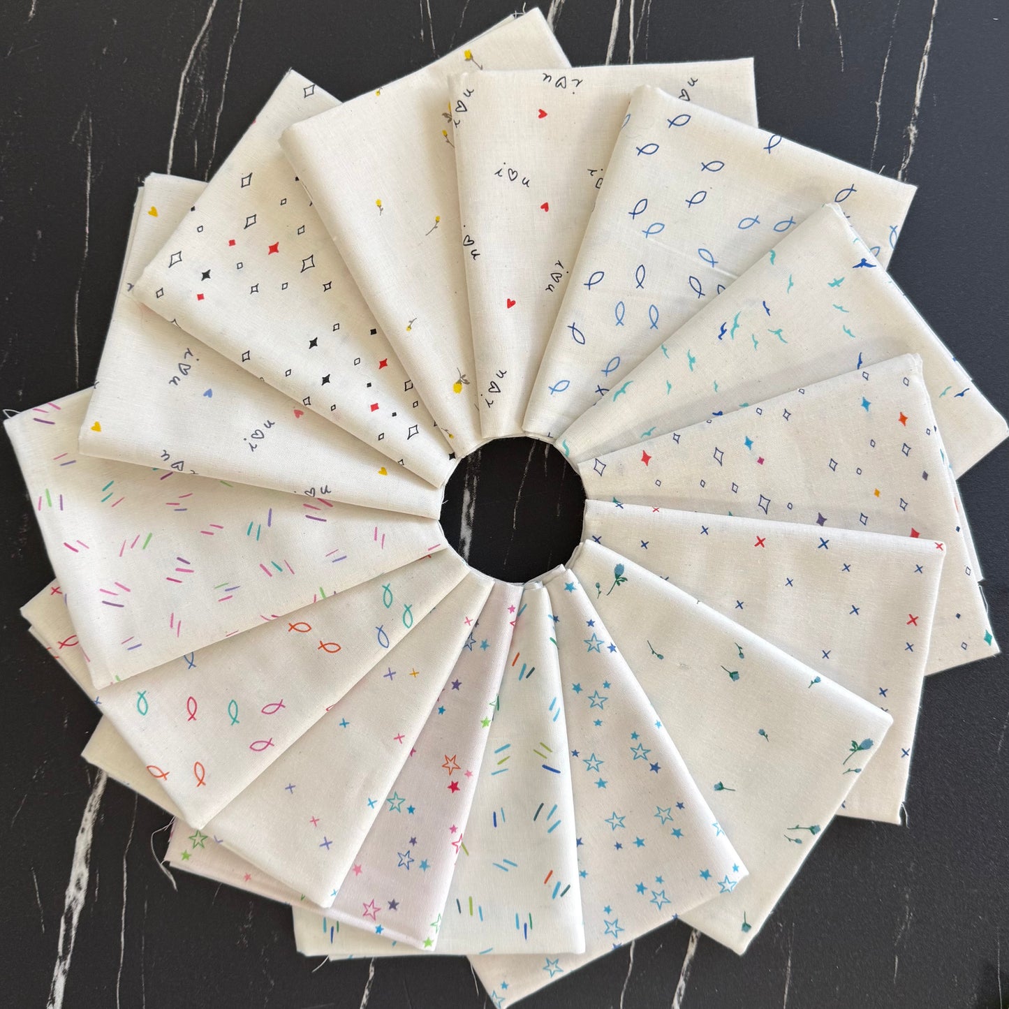 Miniatures by Whistler Studios : Fabric Bundles - Colorful