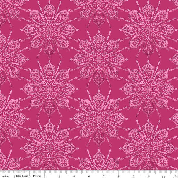 Floralicious by Lila Tueller : Medallion Hot Pink