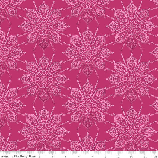 Floralicious de Lila Tueller : Médaillon Hot Pink 