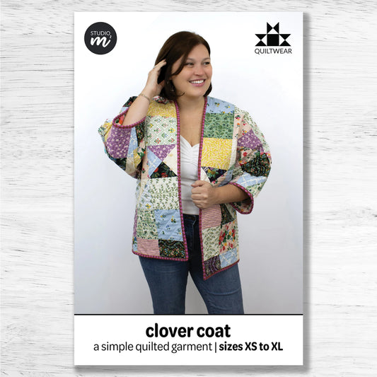 Clover Quilt Coat Pattern by Studio M Square - Estimated arrival 10-26-25