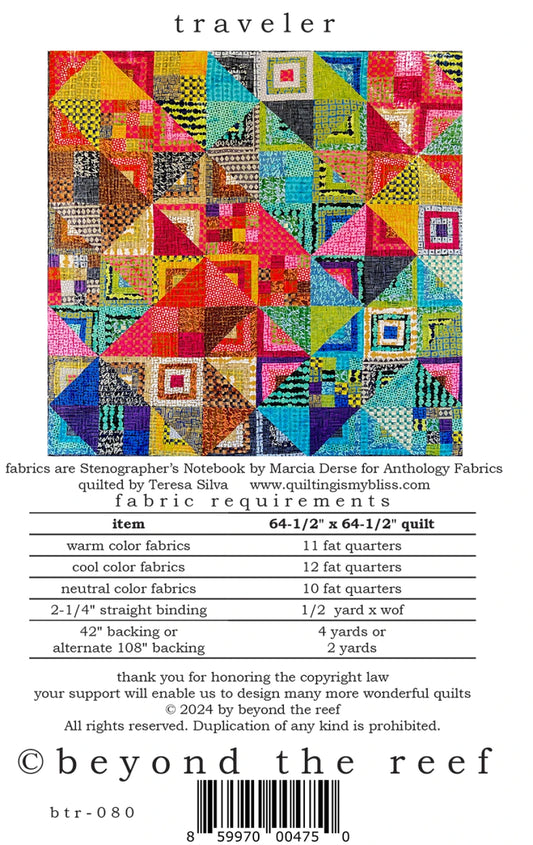 The Traveler Quilt Pattern by Beyond the Reef - Special Order