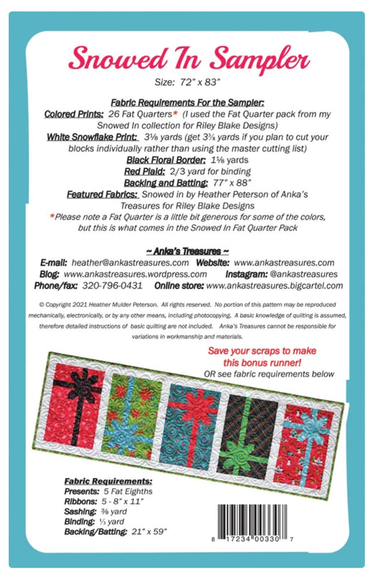 Snowed In Sampler # ANK330 - Special Order