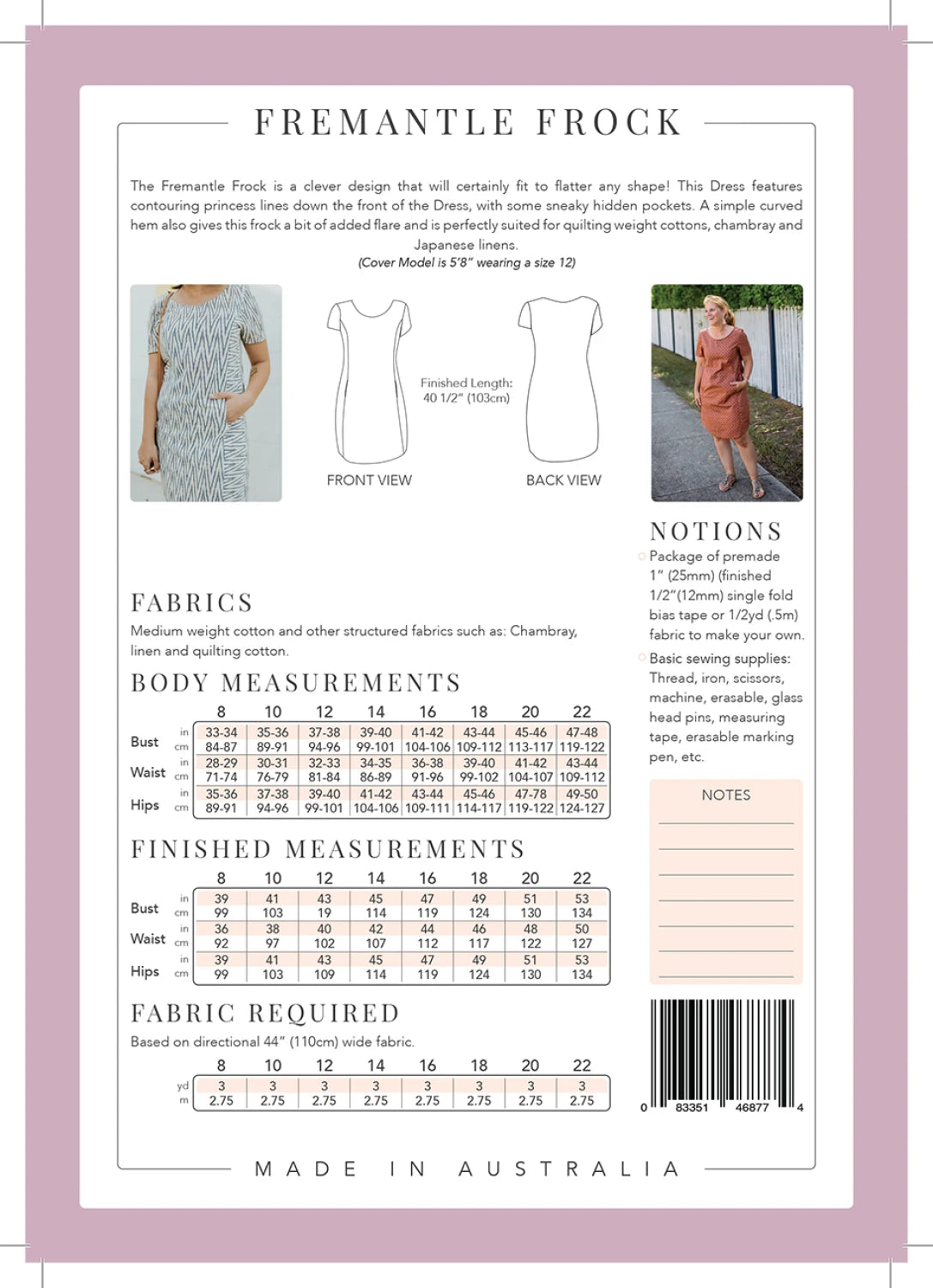 Le slip d'eau salée : Friday Pattern Co. 