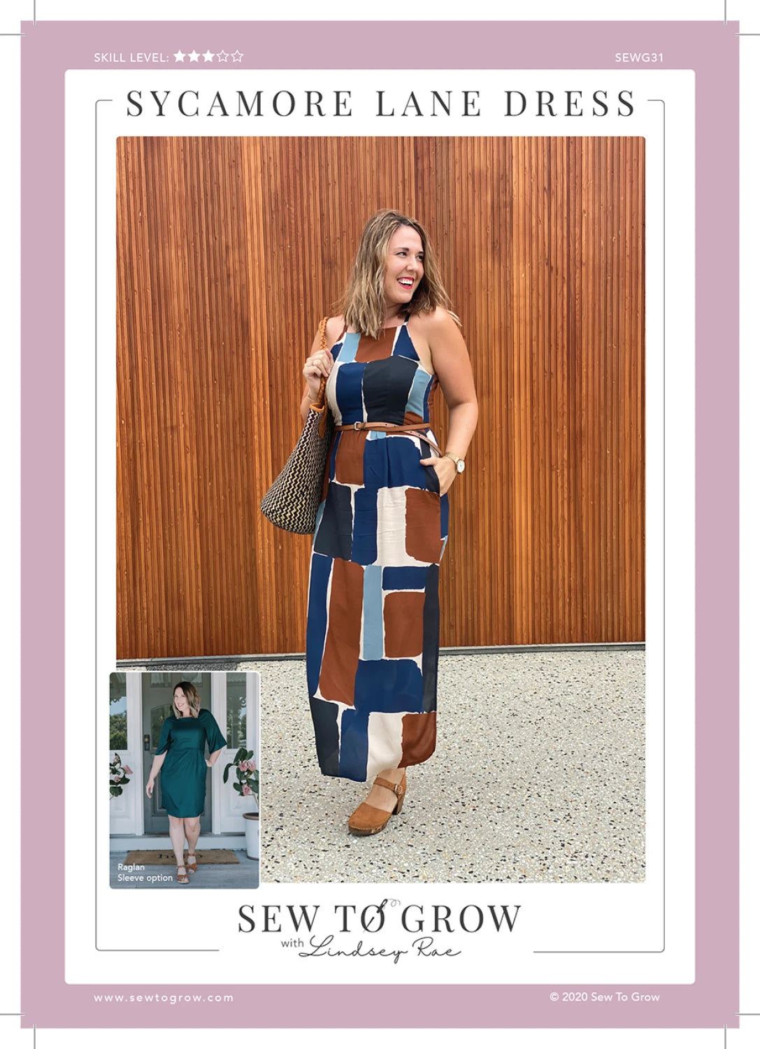 Sycamore Lane Dress Pattern by Sew to Grow - Special Order