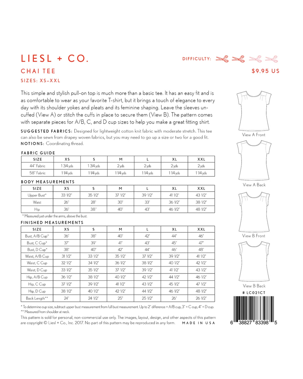 Le slip d'eau salée : Friday Pattern Co. 