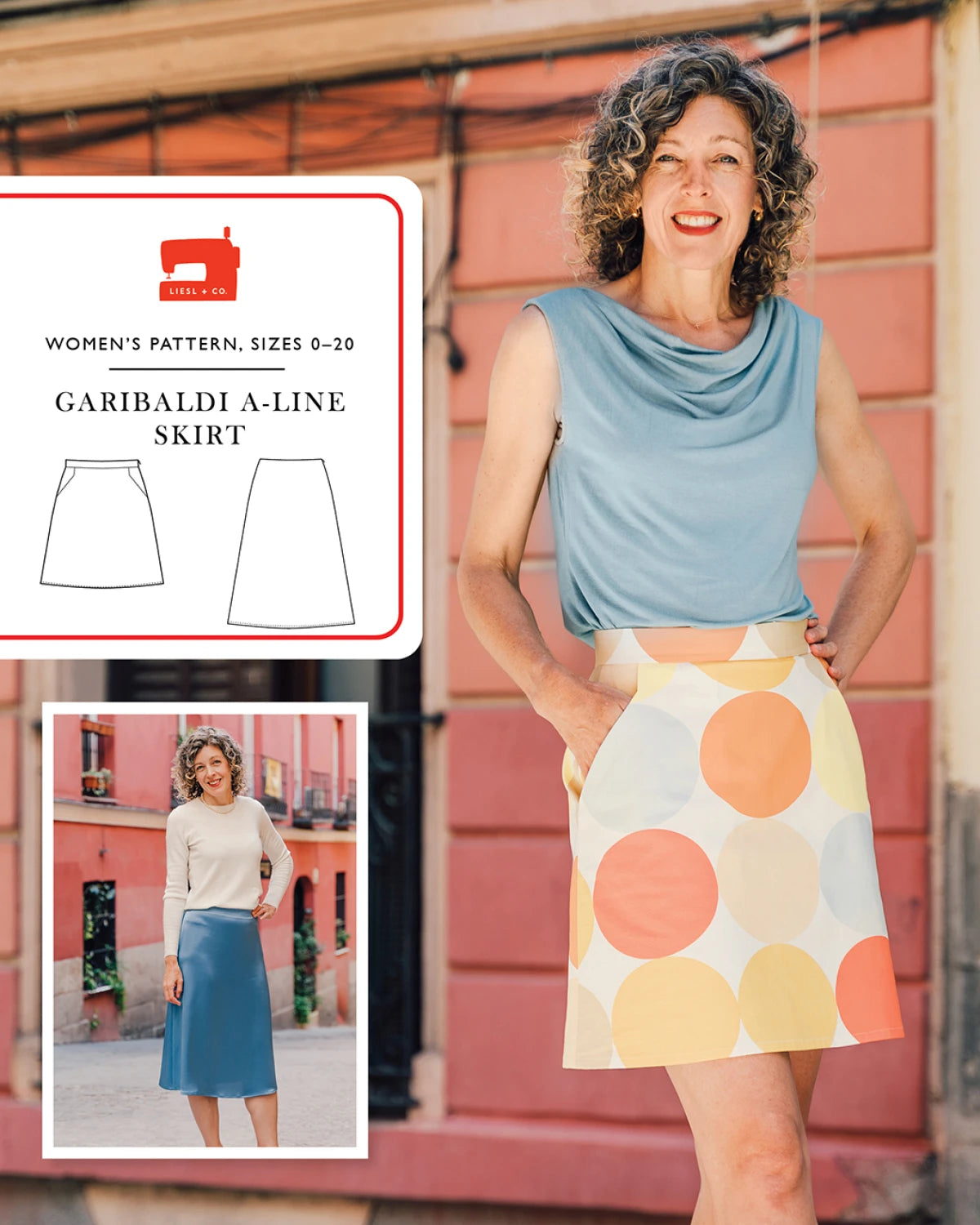 Garibaldi A-Line Skirt Pattern by Liesl & Co. - Special Order