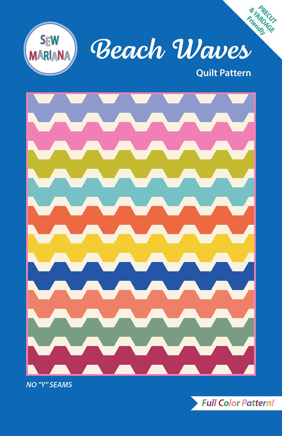 Beach Waves Quilt Pattern by Sew Mariana