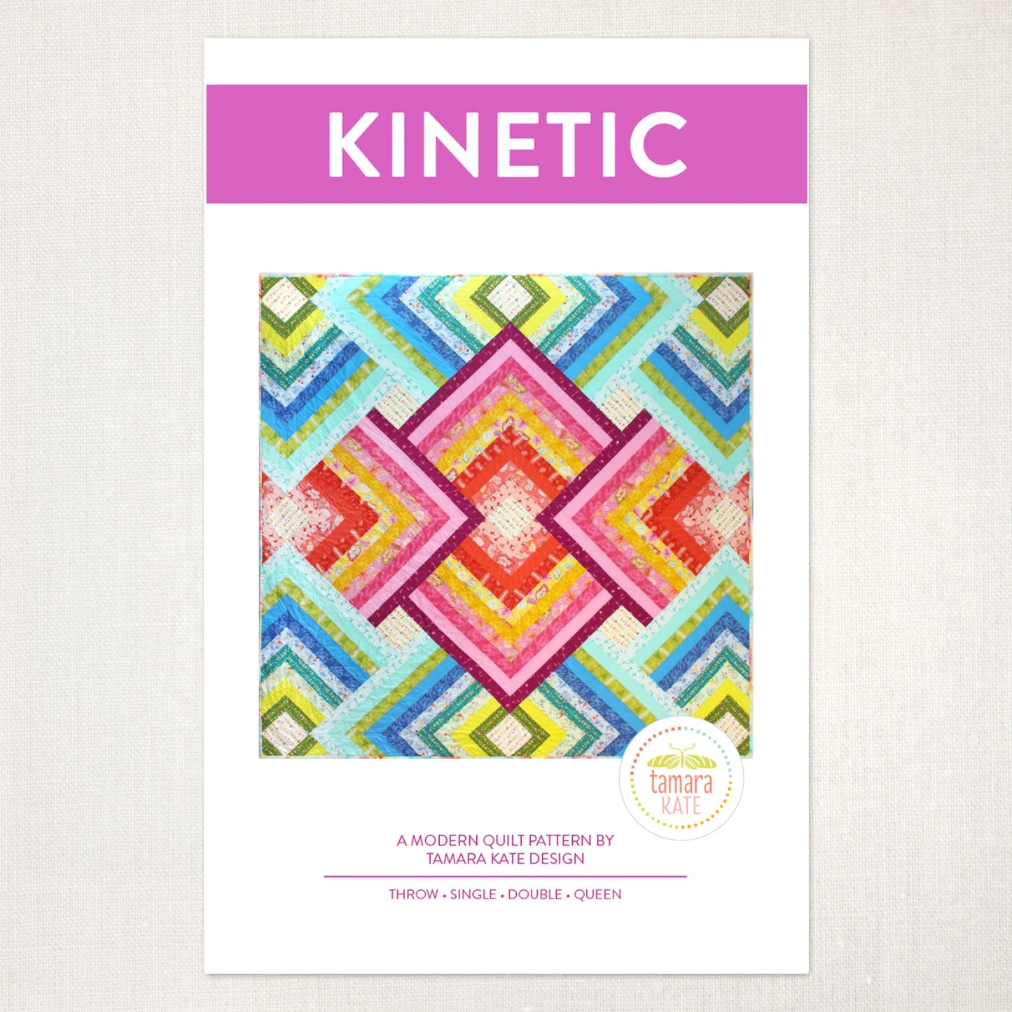 Kinetic Quilt Pattern by Tamara Kate
