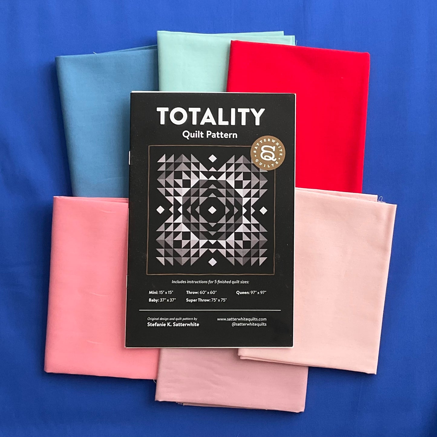 Totality Quilt Kit in AGF Pure Solids - Multiple Color Ways