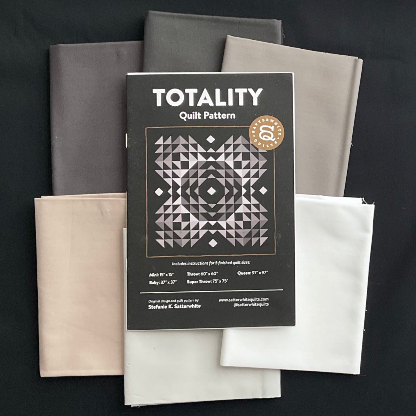 Totality Quilt Kit in AGF Pure Solids - Multiple Color Ways