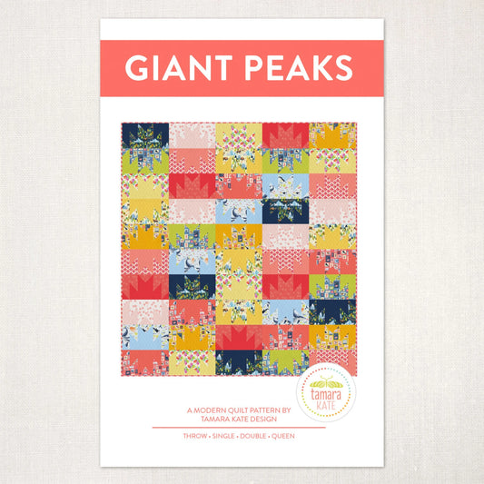 Giant Peaks Quilt Pattern by Tamara Kate