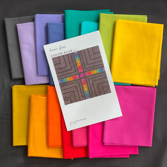 Color Plus Quilt Kit in AGF Pure Solids