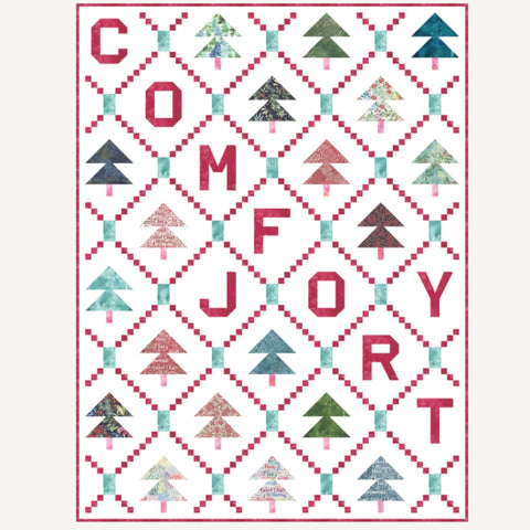 Comfort & Joy by Create Joy Project : Comfort and Joy Quilt Kit 64" x 85"