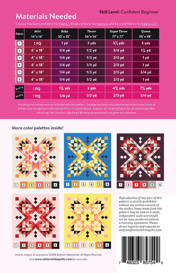 Suncake Quilt Pattern by Satterwhite Quilts