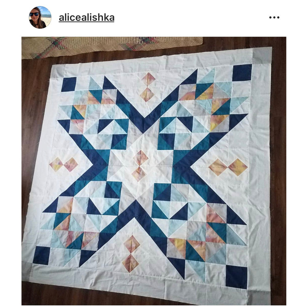 Modèle de courtepointe Suncake par Satterwhite Quilts