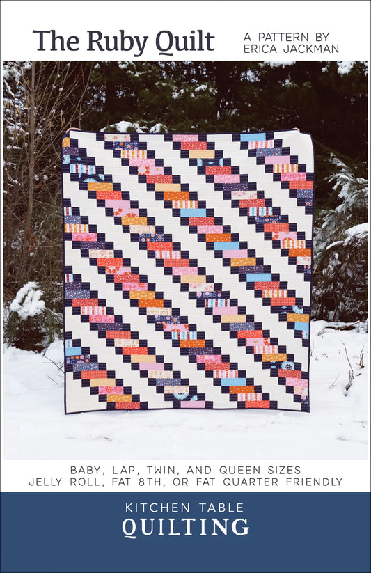 The Ruby Quilt Pattern by Kitchen Table Quilting