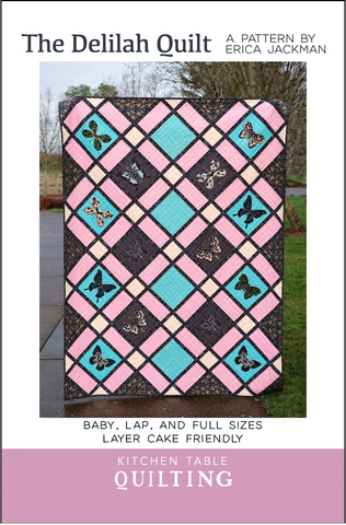 The Delilah Quilt Pattern by Kitchen Table Quilting