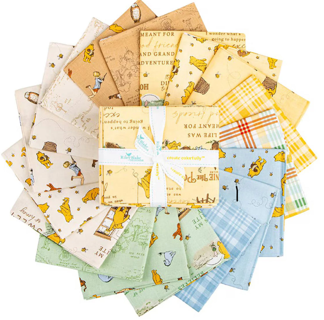 Winnie the Pooh by Echo Park - 18 Piece Fat Quarter Bundle