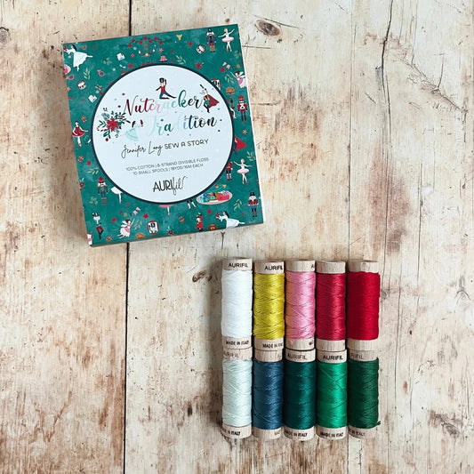 Nutcracker Tradition by Jennifer Long - Aurifil Thread Set