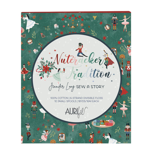 Nutcracker Tradition by Jennifer Long - Aurifil Thread Set