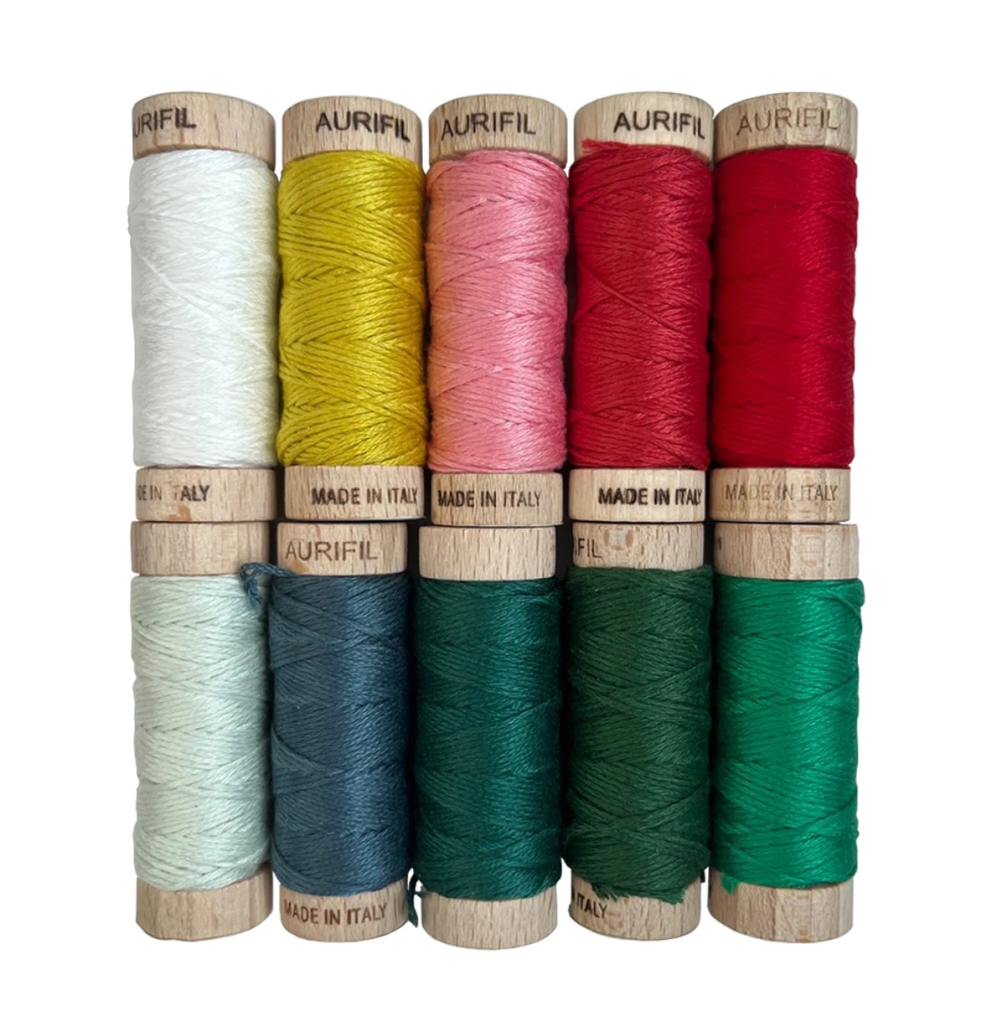Nutcracker Tradition by Jennifer Long - Aurifil Thread Set