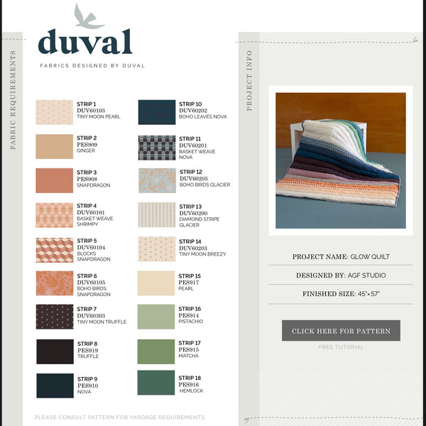 Glow Quilt Kit featuring Duval by Suzy Quilts