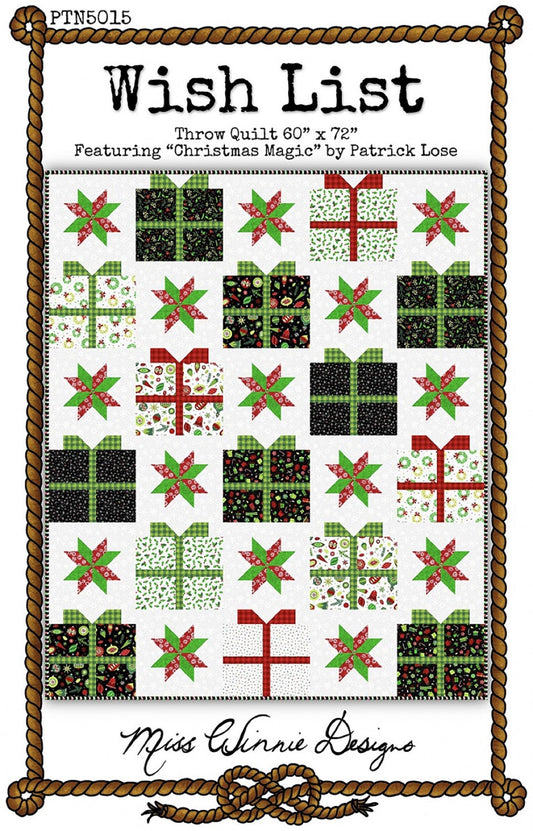 Wish List Quilt Pattern by Miss Winnie Designs