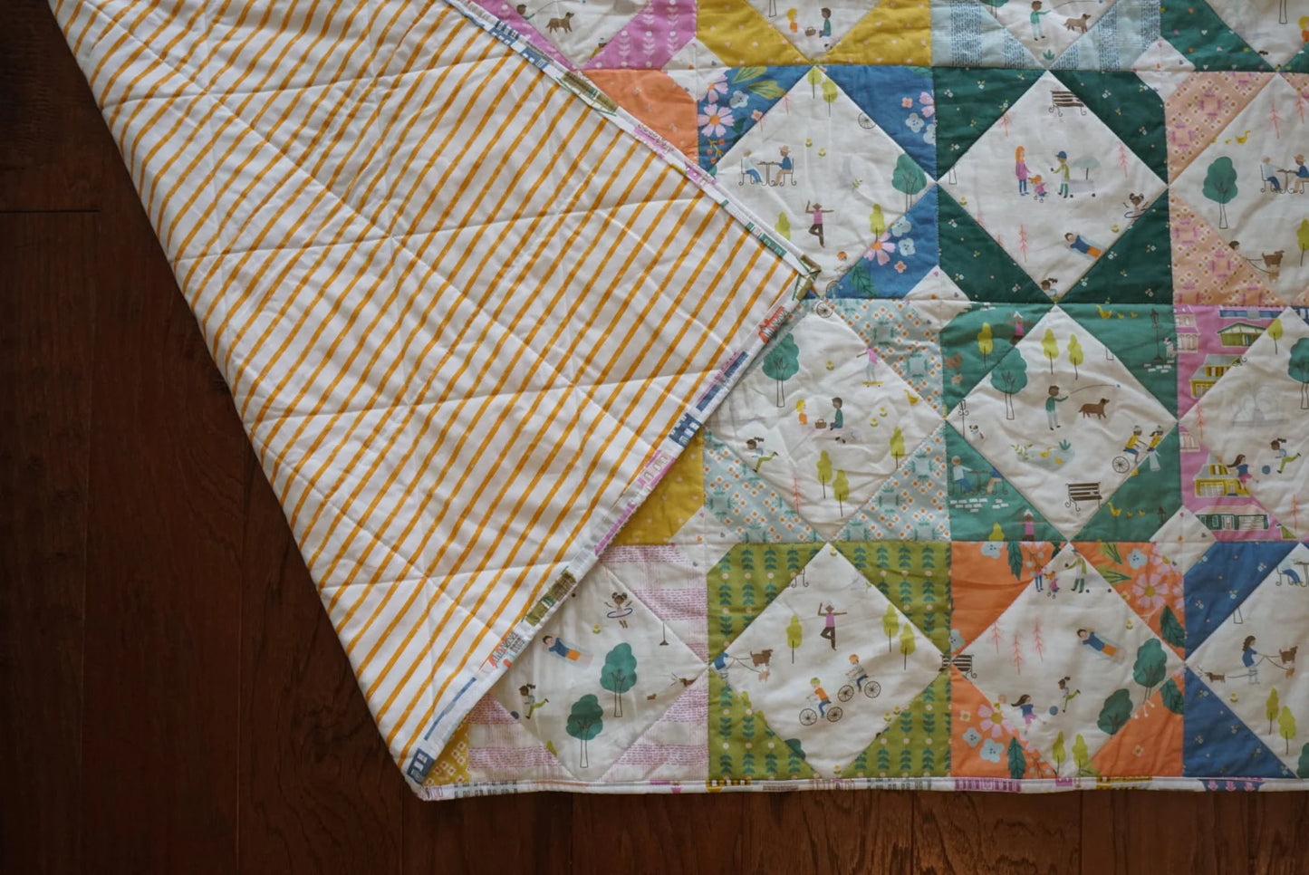 Community Block Party Quilt Pattern by Citrus & Mint Designs